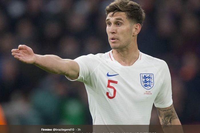 Bek tengah tim nasional Inggris, John Stones