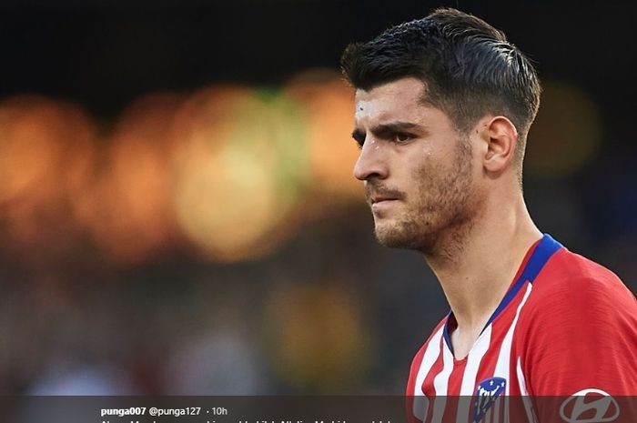 Striker pinjaman Atletico Madrid dari Chelsea, Alvaro Morata