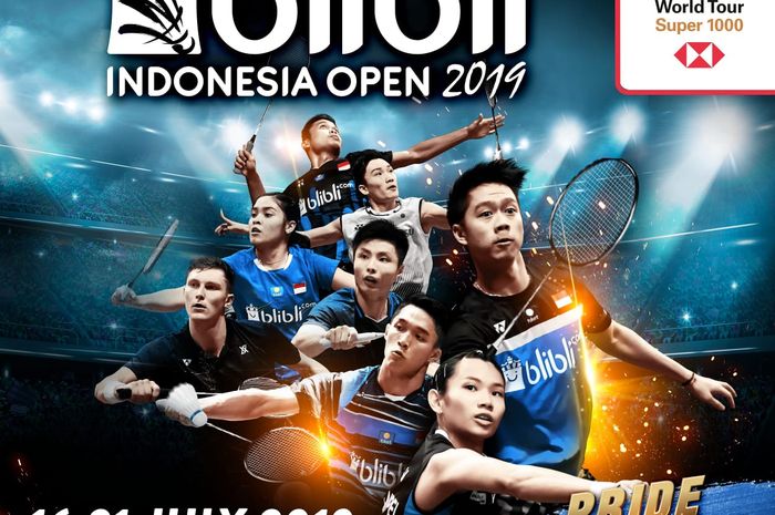 Poster Indonesia Open 2019