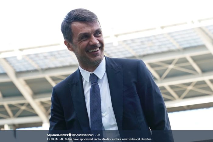 Paolo Maldini dirumorkan menolak untuk bertahan di AC Milan karena mengalami penurunan jabatan akibat kedatangan Ralf Rangnick