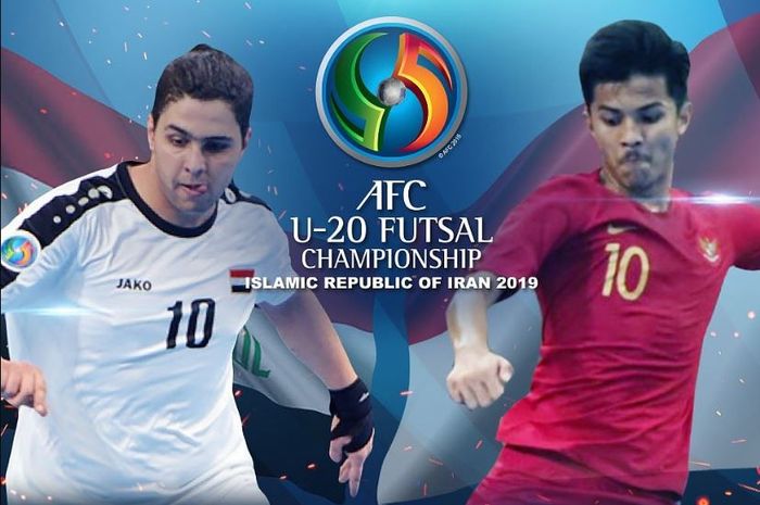 Timnas Futsal U-20 Indonesia vs Irak dalam ajang Piala Asia Futsal U-20 2019