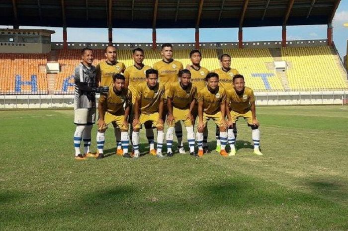 Skuat Persib B saat menghadapi Persib Bandung. 