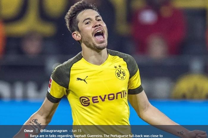 Bek kiri Borussia Dortmund, Raphael Guerreiro