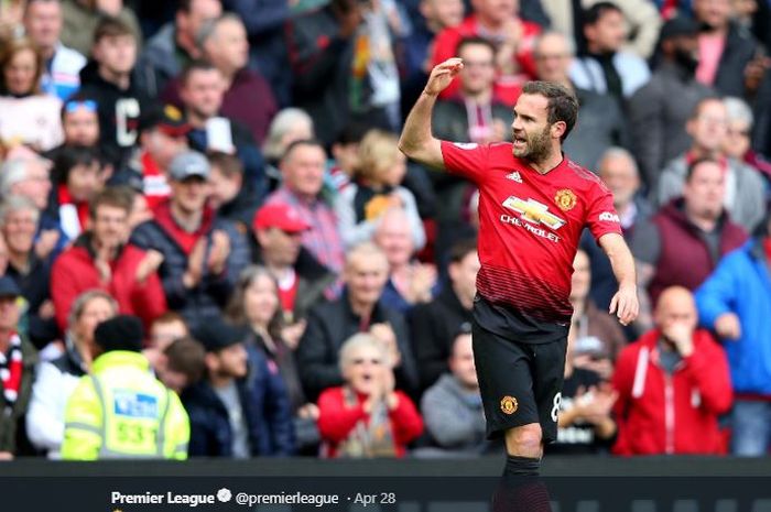 Pemain Manchester United, Juan Mata.