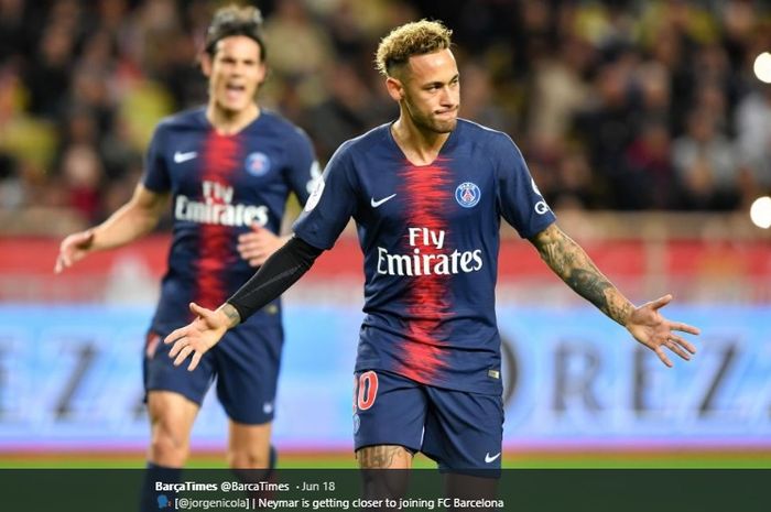 Penyerang sayap Paris Saint-Germain, Neymar Jr