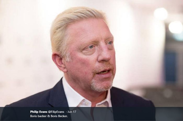 Mantan bintang tenis tunggal putra dunia asal Jerman, Boris Becker