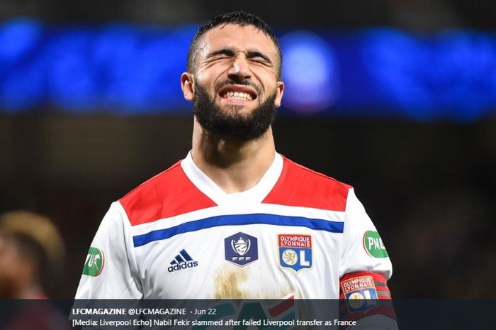 Gelandang serang Olympique Lyon, Nabil Fekir