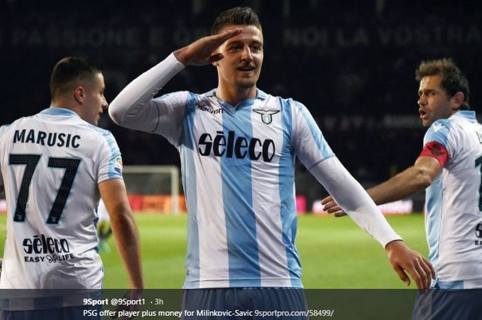 Gelandang tengah Lazio, Sergej Milinkovic-Savic