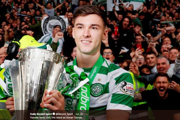 Bek kiri milik Glasgow Celtic, Kieran Tierney