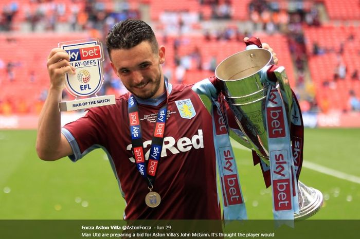 Gelandang tengah Aston Villa, John McGinn