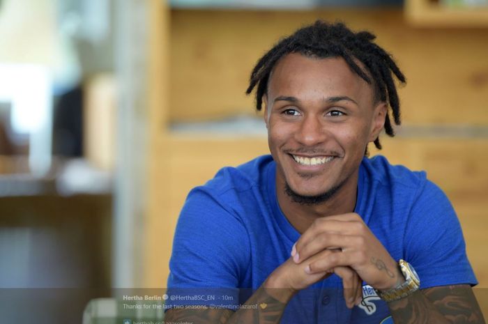 Valentino Lazaro bergabung dengan Inter Milan dari Hertha Berlin.