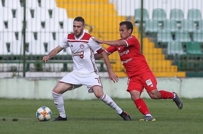 Egy Maulana Vikri tampil dalam laga ujicoba Lechia Gdansk Vs Olympiacos pada Rabu (3/7/2019).