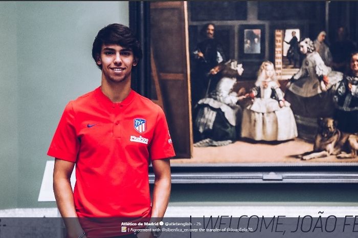 Pemain baru Atletico Madrid, Joao Felix.