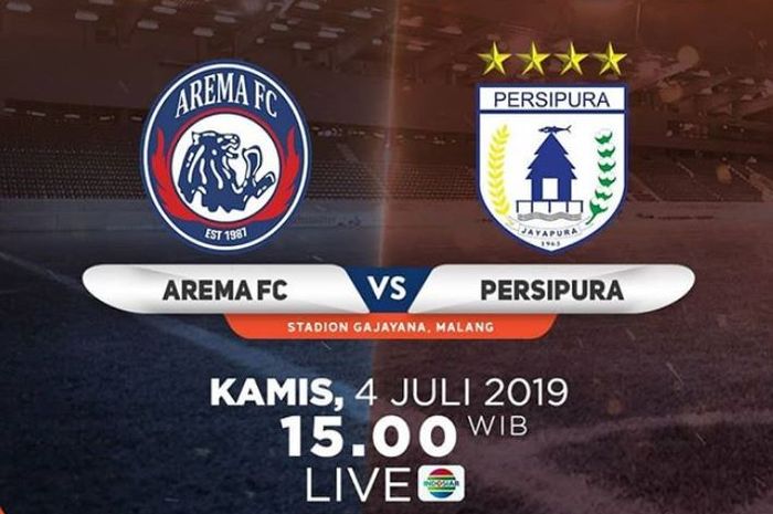 Arema FC vs Persipura Jayapura