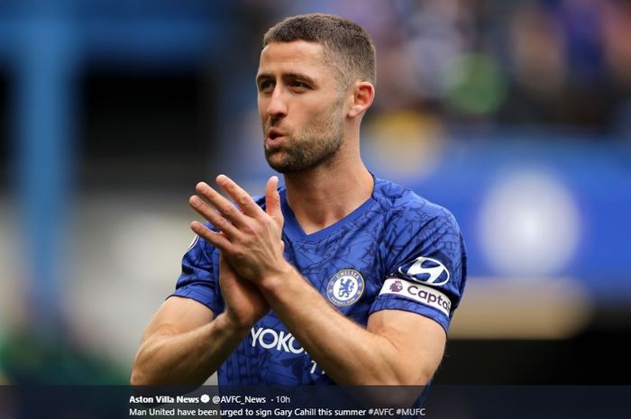 Mantan bek Chelsea sekaligus kapten tim, Gary Cahill, yang kini berstatus bebas transfer