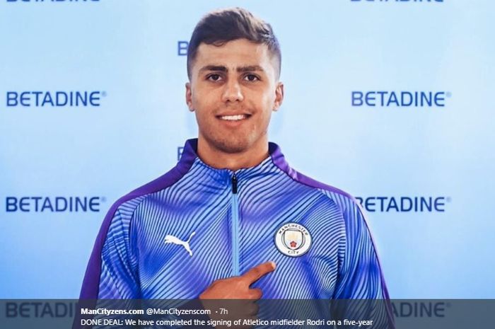 Pemain baru Manchester City, Rodrigo Hern&aacute;ndez Cascante