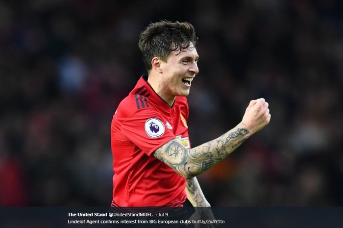 Bek tengah Manchester United, Victor Lindelof.