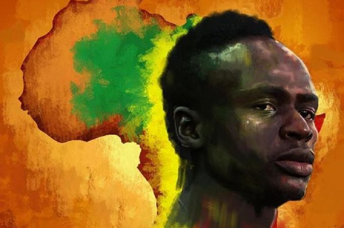 Penyerang timnas Senegal, Sadio Mane.