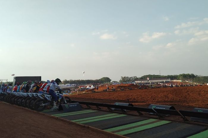 Kualifikasi MXGP of Asia Semarang 2019 di sirkuit BSB Mijen Semarang, Sabtu (13/7/2019)