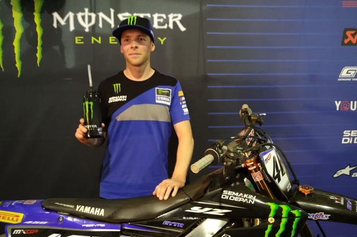 Pembalap MXGP dari tim Monster Yamaha Factory, Romain Febvre