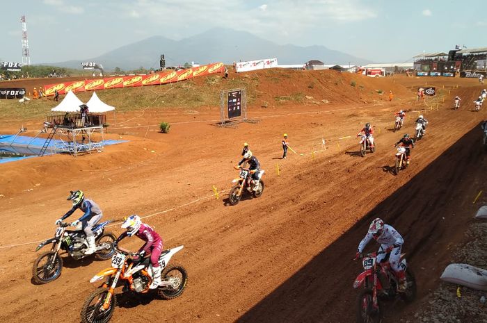 Gelaran MXGP of Asia di Sirkuit BSB Mijen, Semarang, Minggu (14/7/2019)