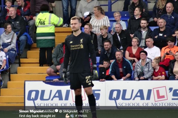 Kiper kedua Liverpool, Simon Mignolet