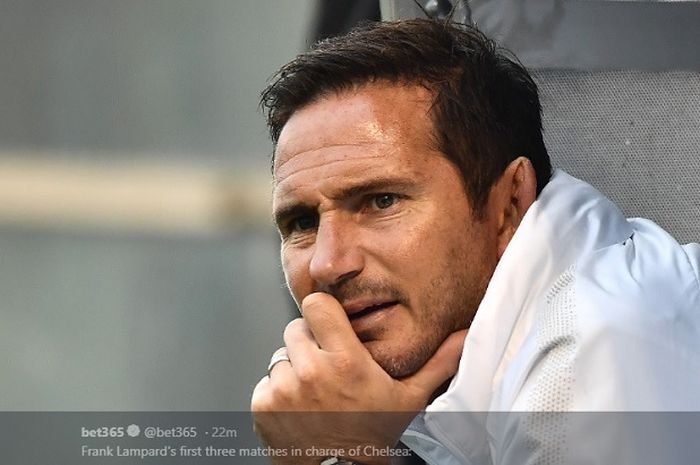 Pelatih Chelsea, Frank Lampard.