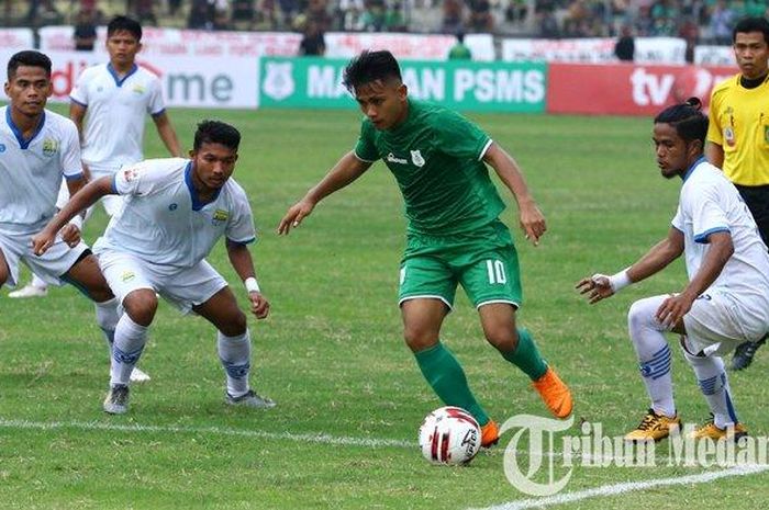 Natanael Siringoringo saat masih berseragam PSMS Medan.