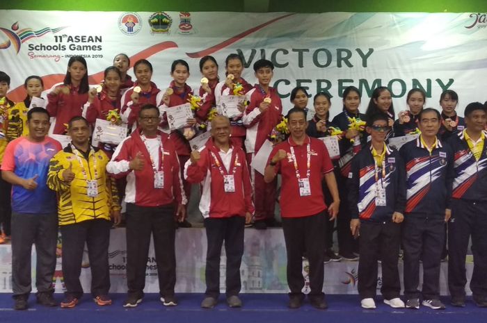 Tim bulu tangkis Indonesia ASG 2019