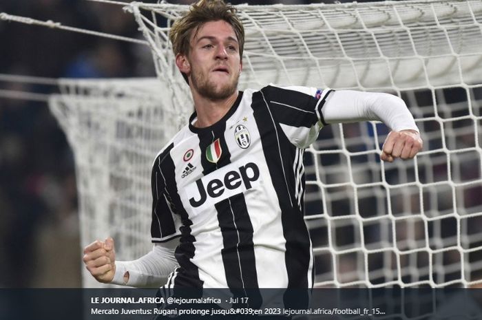 Bek tengah Juventus, Daniele Rugani.