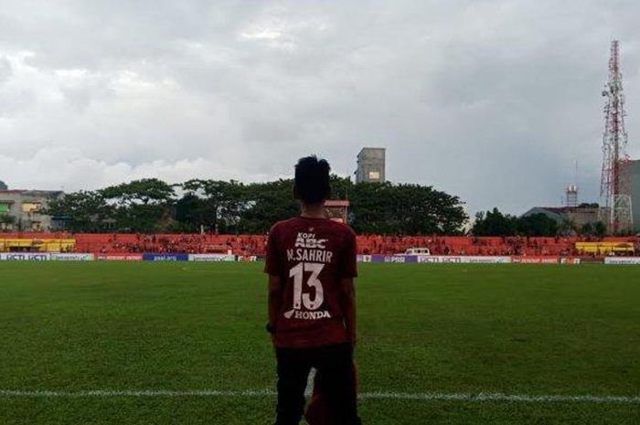 Suporter PSM Makassar asal Pangkep, Sulawesi Selatan, Muh Sahrir.