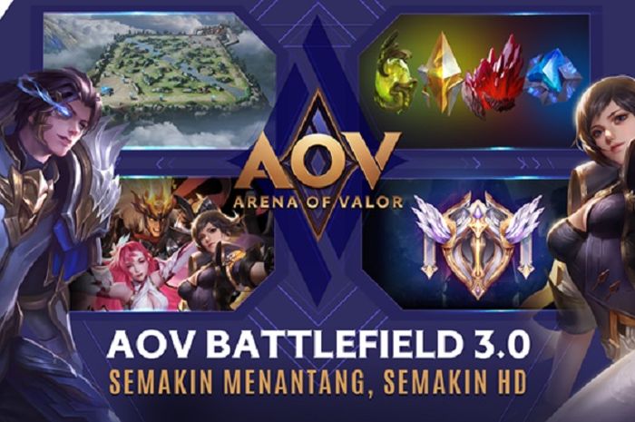 AOV Battlefield 3.0 telah hadir pada update Juli 2019.