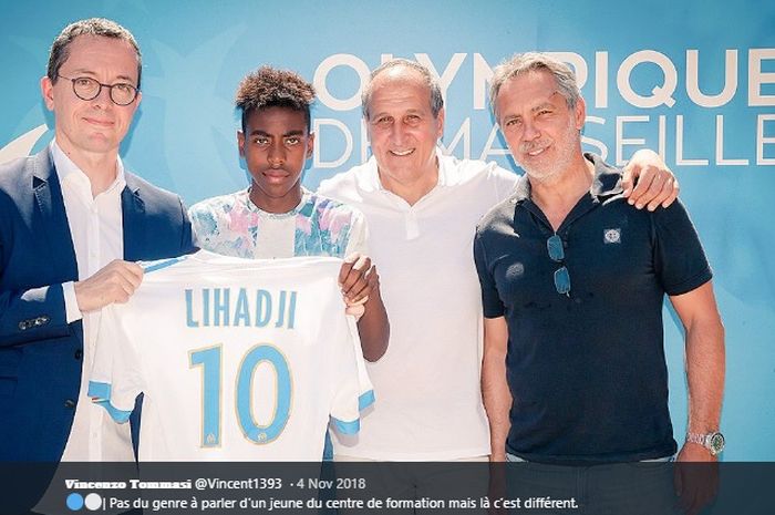 Wonderkid milik Olympique Marseille, Isaac Lihadji, menjadi rebutan Manchester United dan Barcelona.