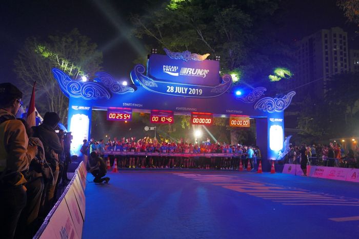 Gate start pelari Pocari Sweat Run Bandung 2019.