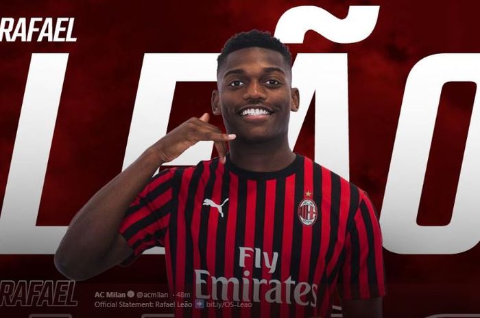 AC Milan resmi memboyong Rafael Leao dari LOSC Lille pada bursa transfer musim panas 2019.