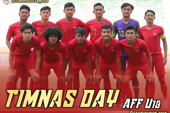 Timnas U-18 Indonesia berlaga dalam Piala AFF U-18 2019 di Vietnam.