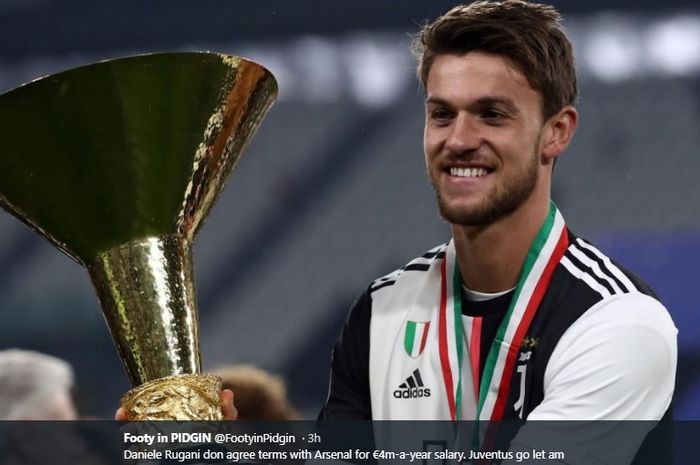 Bek tengah Juventus, Daniele Rugani,