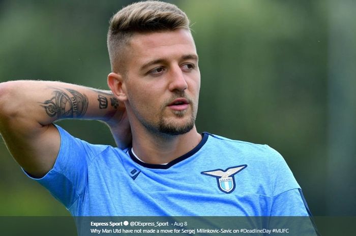 Gelandang tengah Lazio, Sergej Milinkovic-Savic.