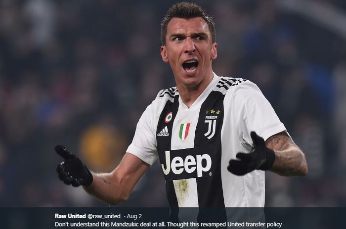 Striker Juventus, Mario Mandzukic.