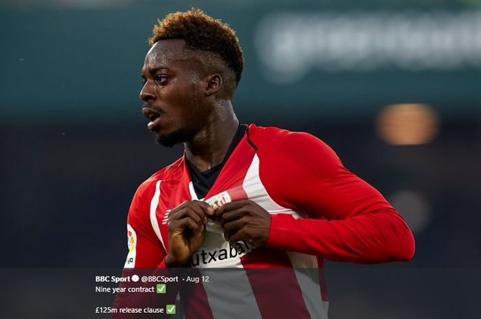 Athletic Bilbao memberikan kontrak baru berdurasi sembilan tahun kepada Inaki Williams beserta klausul rilis senilai 125 juta euro.