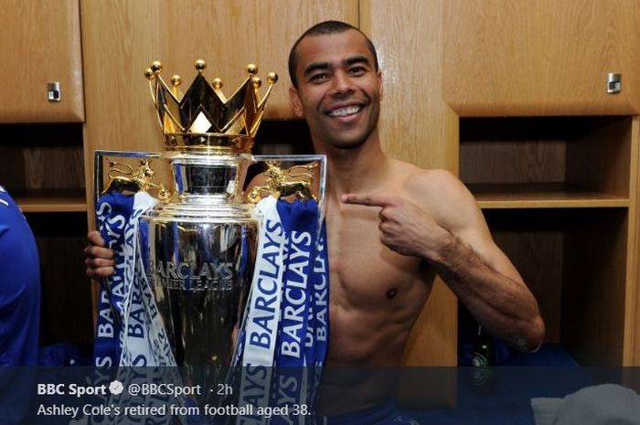 Legenda Arsenal dan Chelsea, Ashley Cole.