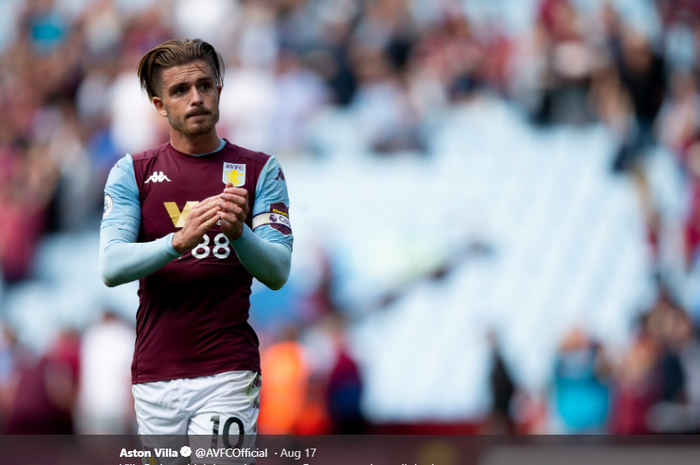 Pemain sekaligus kapten Aston Villa, Jack Grealish