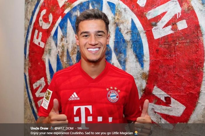 Bayern Muenchen resmi mendapatkan Philippe Coutinho dari Barcelona berstatus pinjaman dengan opsi pembelian di akhir peminjaman. 