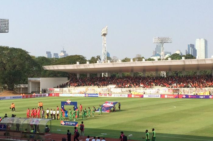 Persija Jakarta Vs Kalteng Putra di Stadion Madya