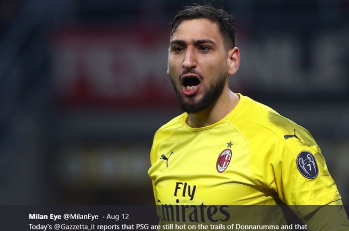 Kiper AC Milan, Gianluigi Donnarumma.