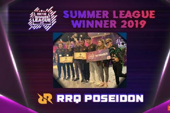 Tim RRQ Poseidon sukses menjuarai Free Fire Summer League 2019.