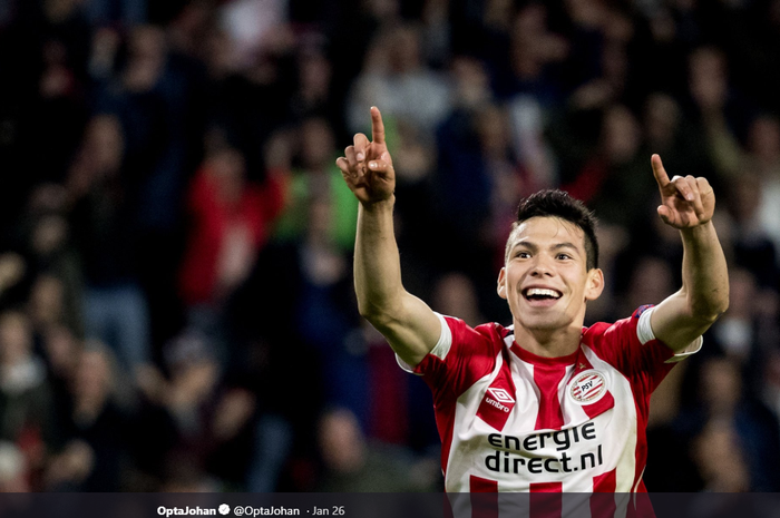 Hirving Lozano, segera bergabung ke Napoli dari PSV Eindhoven.