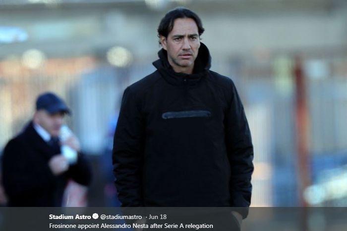 Alessandro Nesta, pelatih Frosinone Calcio.