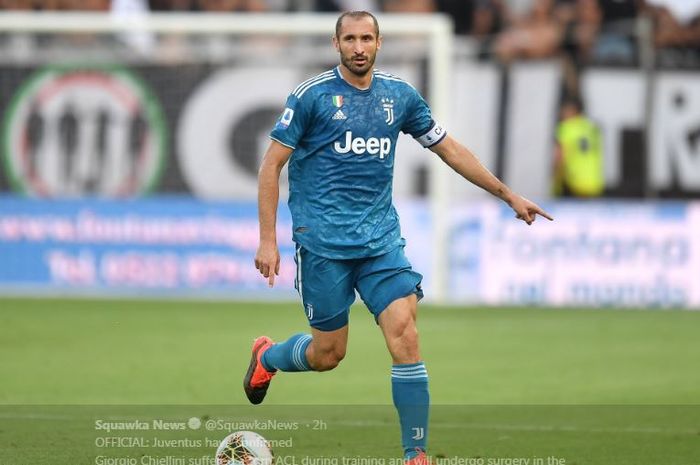 Kapten Juventus, Giorgio Chiellini.