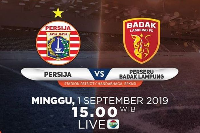 Persija Jakarta vs Perseru Badak Lampung FC